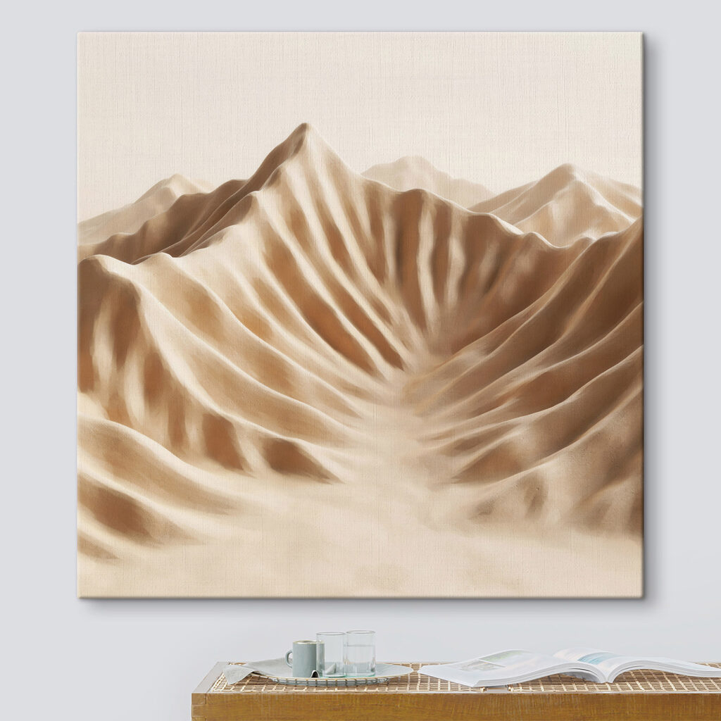 Zandberg met een bergkam — interieur 1