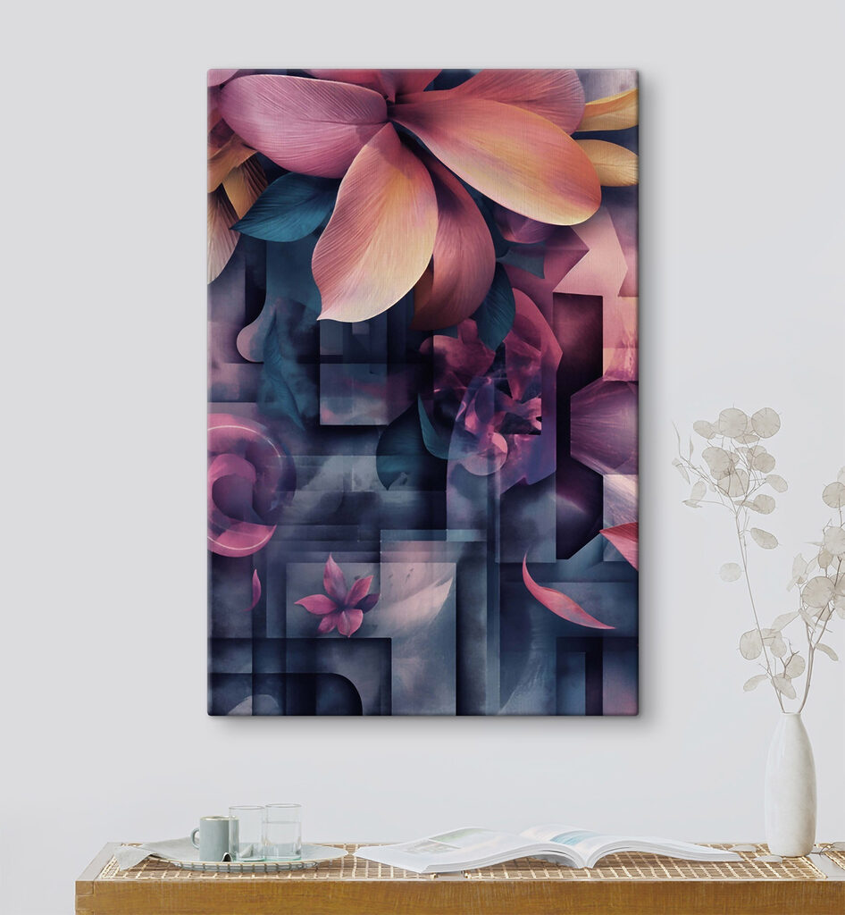 Kleurrijke bloemenkunst in allerlei kleuren — interieur 1