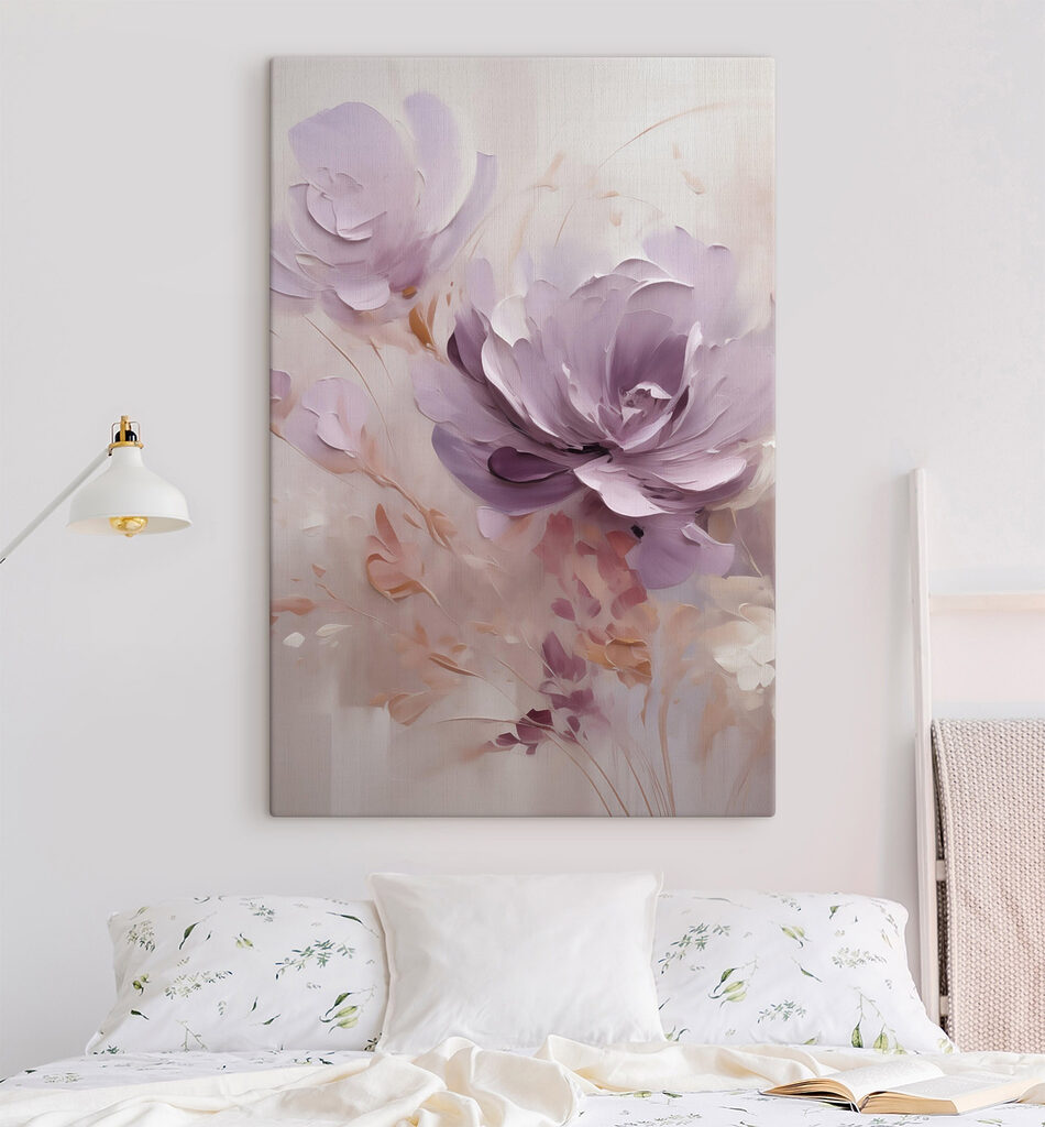 Schilderij van een bloem — interieur 1
