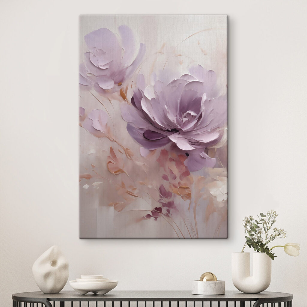 Schilderij van een bloem — interieur 2
