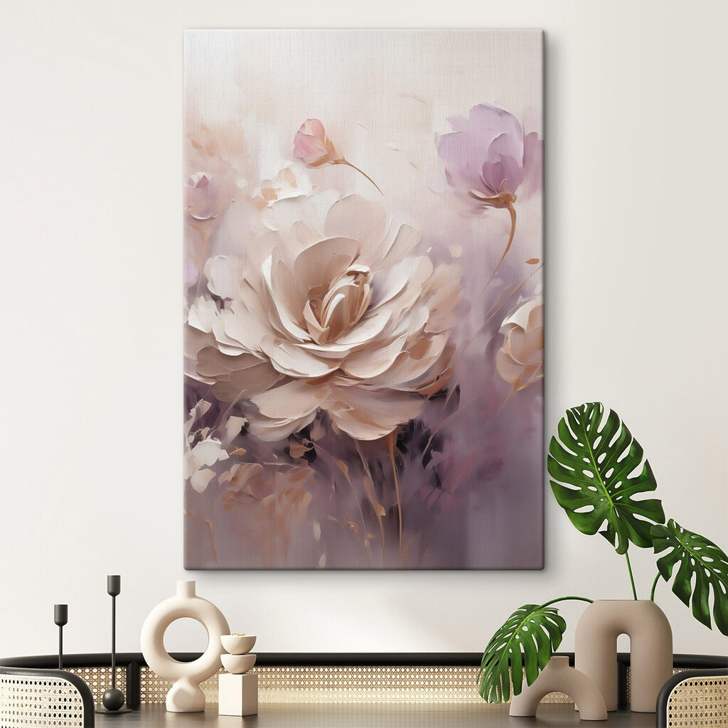 Schilderij van bloemen — interieur 2