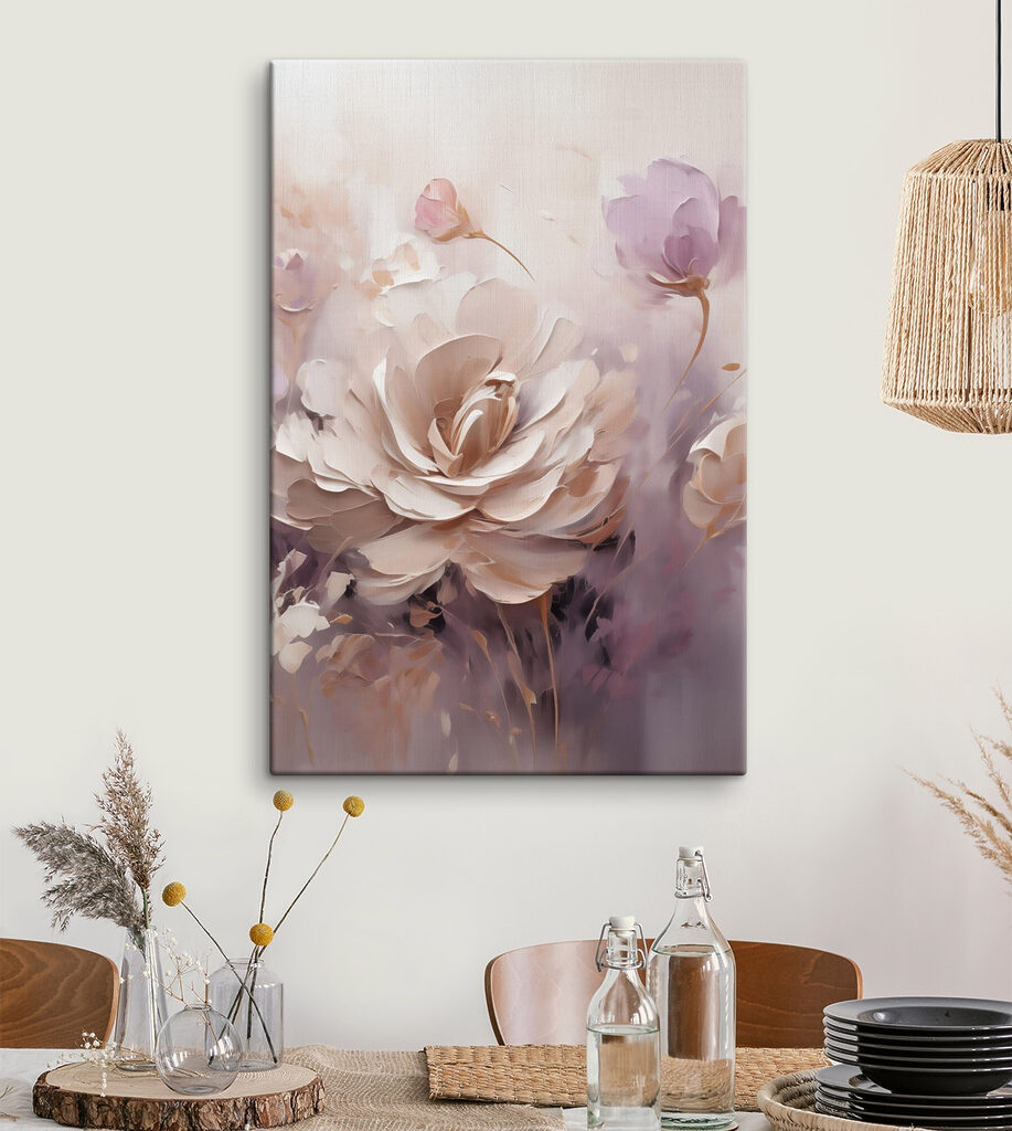 Schilderij van bloemen — interieur 1