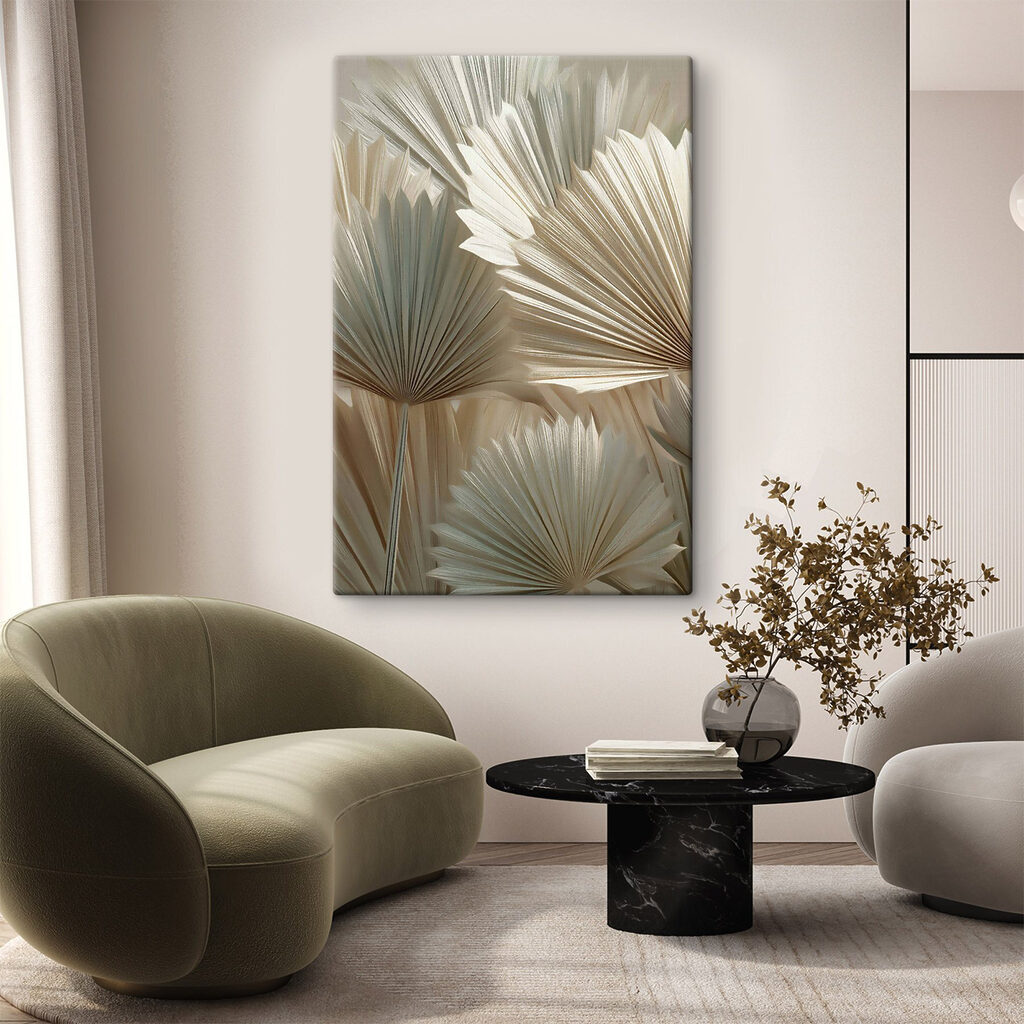 Groep waaiervormige bladeren — interieur 1
