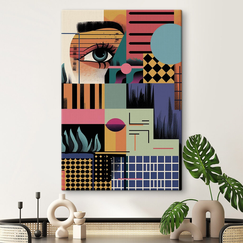 Kleurrijk kunstwerk — interieur 2