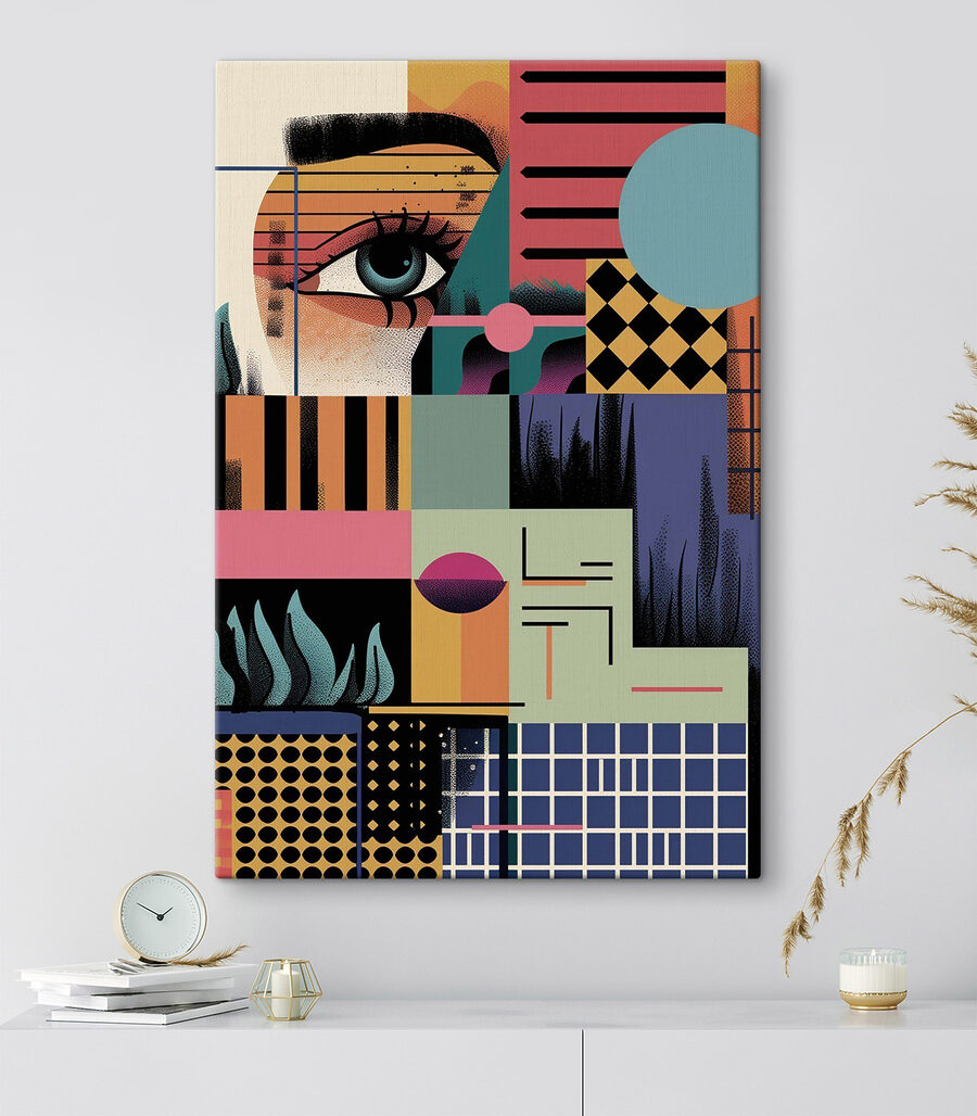 Kleurrijk kunstwerk — interieur 1