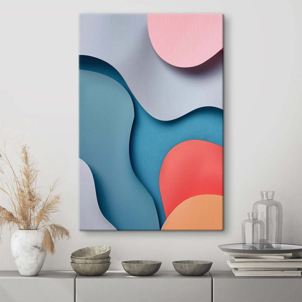 Kleurrijke uitgesneden papieren figuren — interieur 1