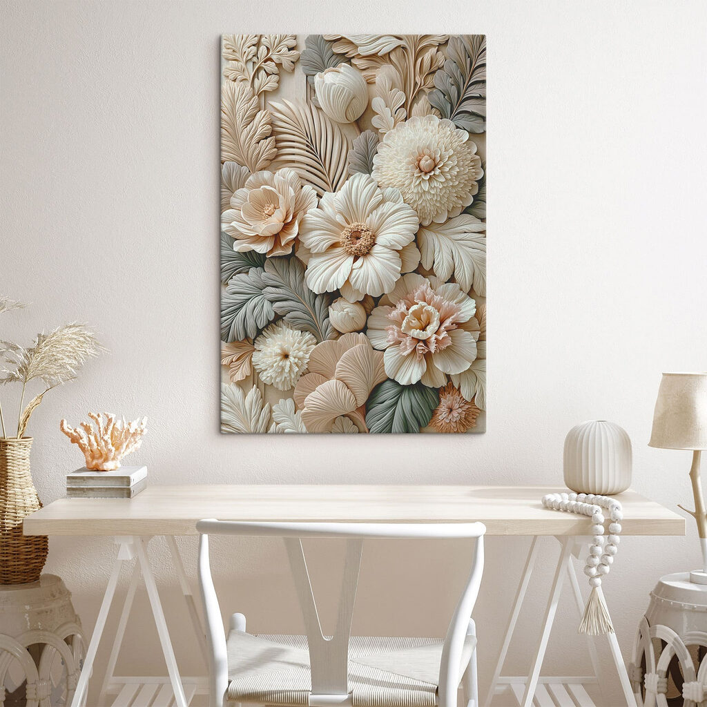 Groep bloemen en bladeren — interieur 3