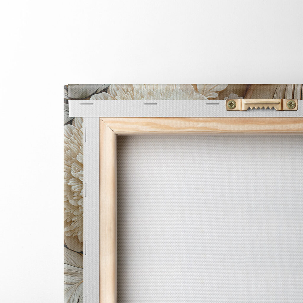 Groep bloemen en bladeren — achterkant