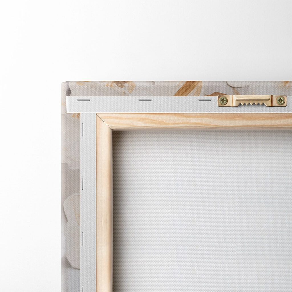 Elegante bloesems in zachte tinten — achterkant