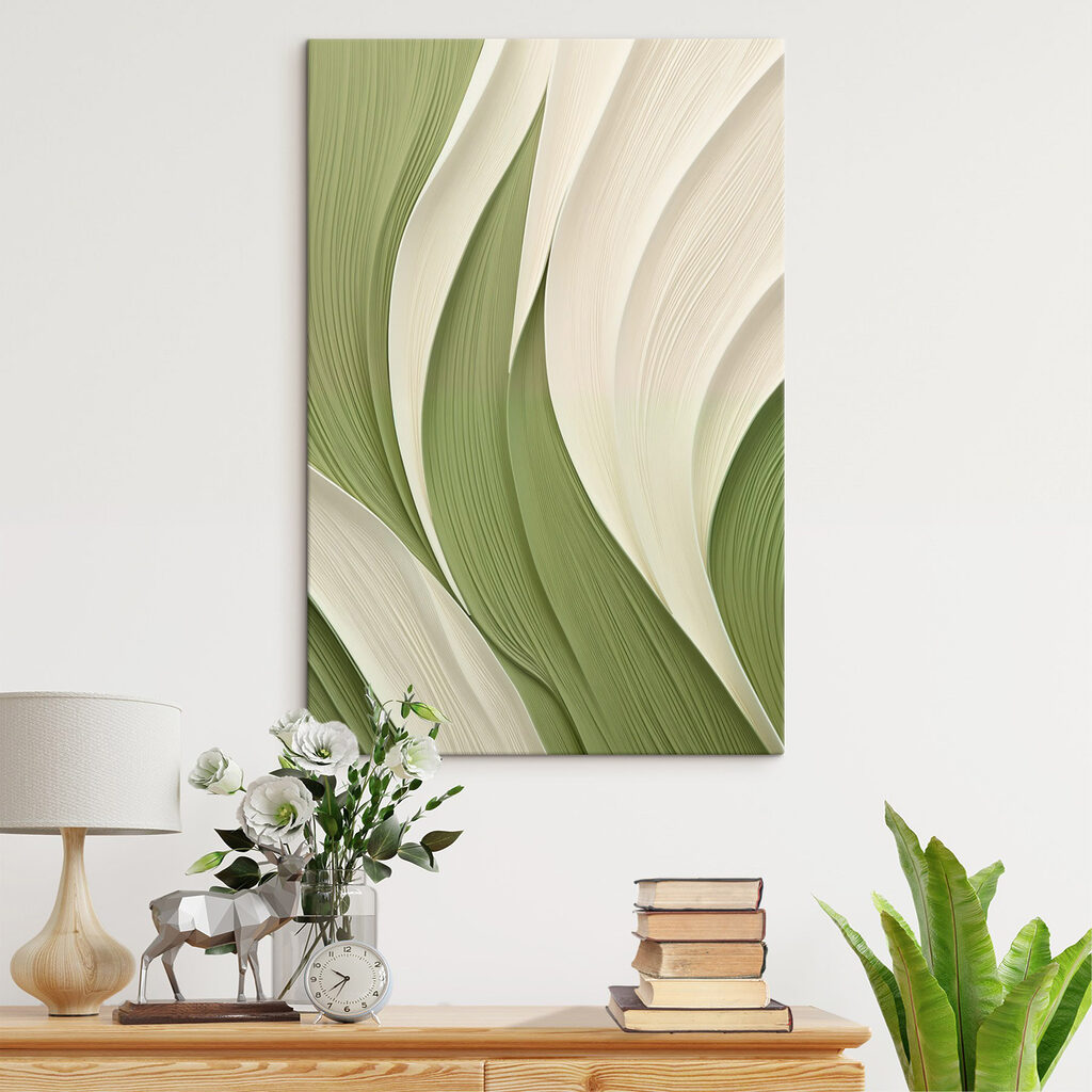 Vloeiende lijnen in zachte kleuren — interieur 2