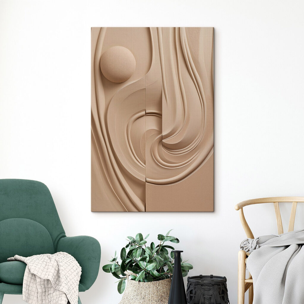 Vloeiende lijnen in neutrale tinten — interieur 2