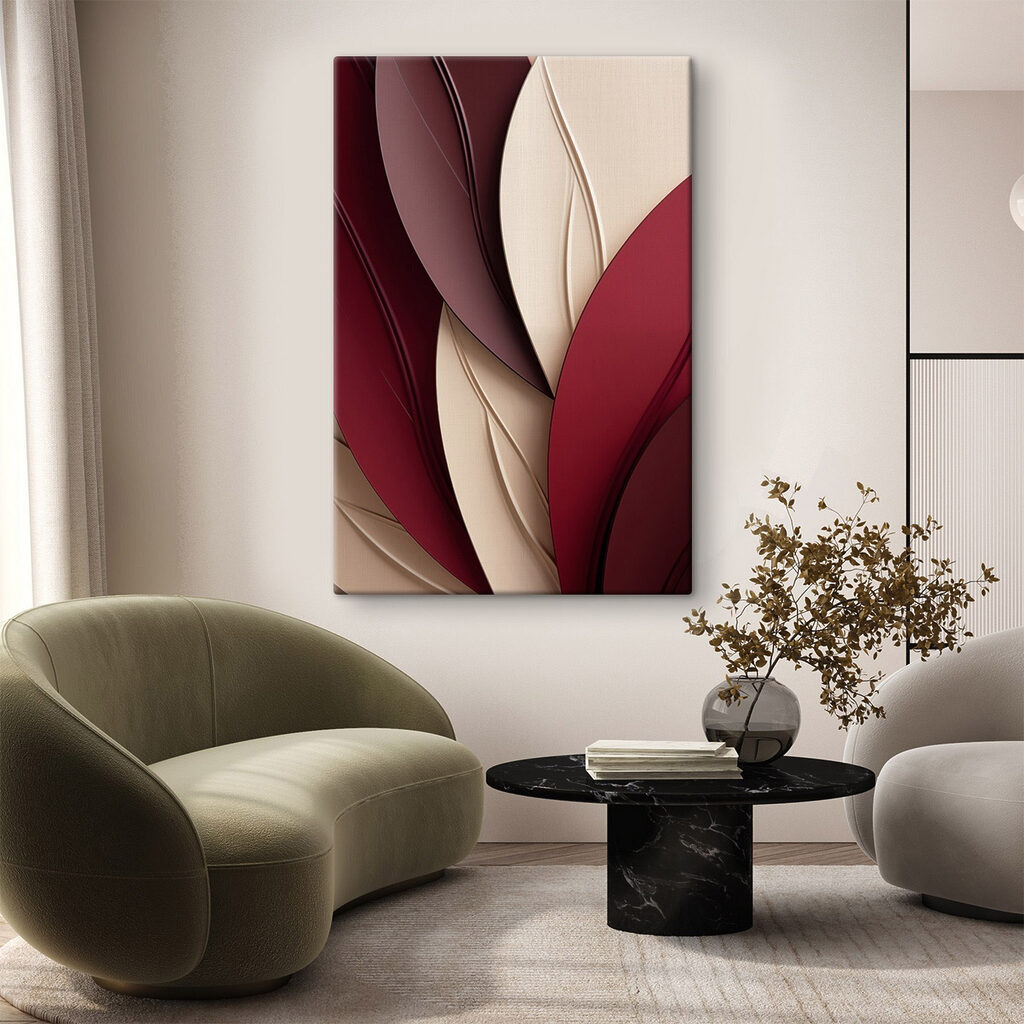 Vloeiende rondingen in warme tinten — interieur 2