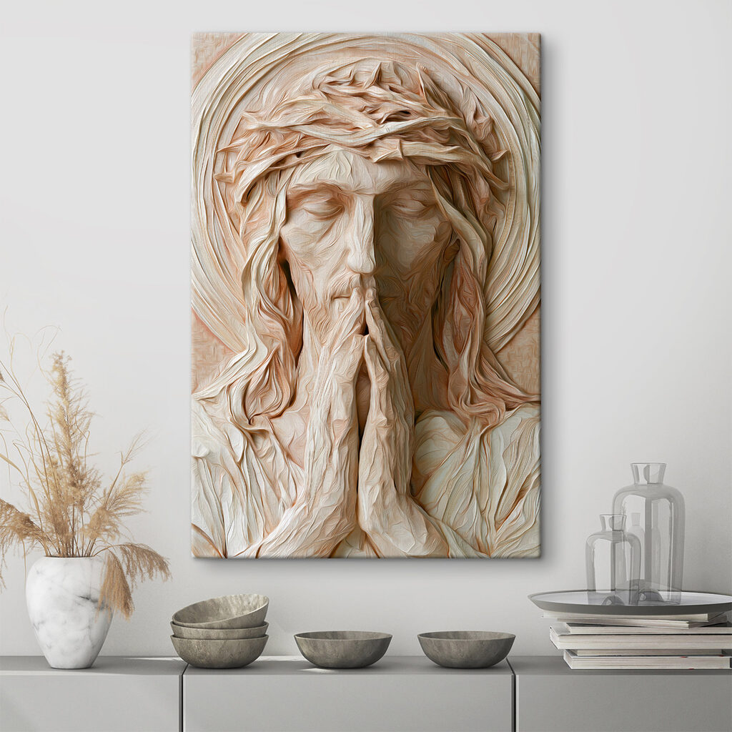 Beeld van een man met zijn handen tegen elkaar — interieur 2