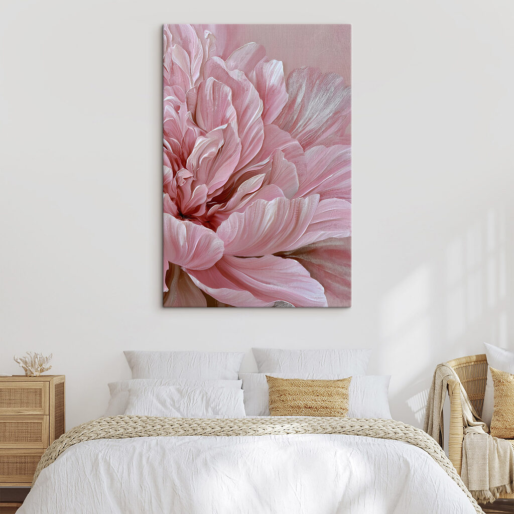 Zachte bloemen in subtiele pasteltinten — interieur 1