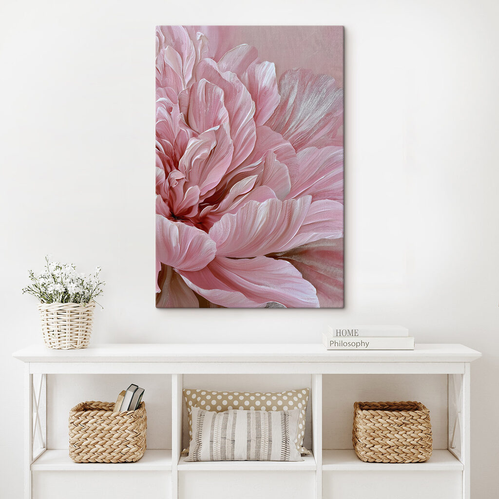 Zachte bloemen in subtiele pasteltinten — interieur 2