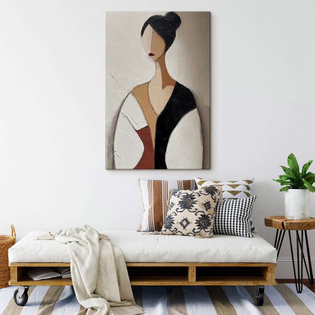 Schilderij van een vrouw — interieur 2