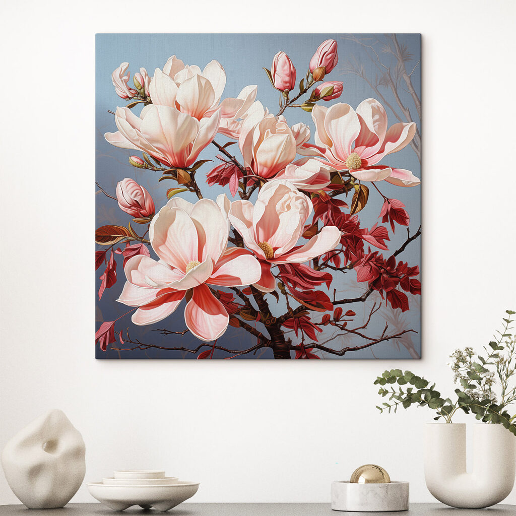 Bloesems in zachte pasteltinten — interieur 2