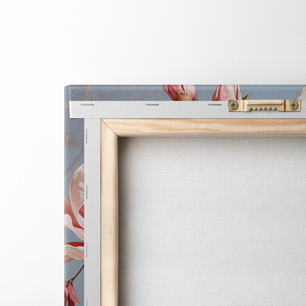 Bloesems in zachte pasteltinten — achterkant