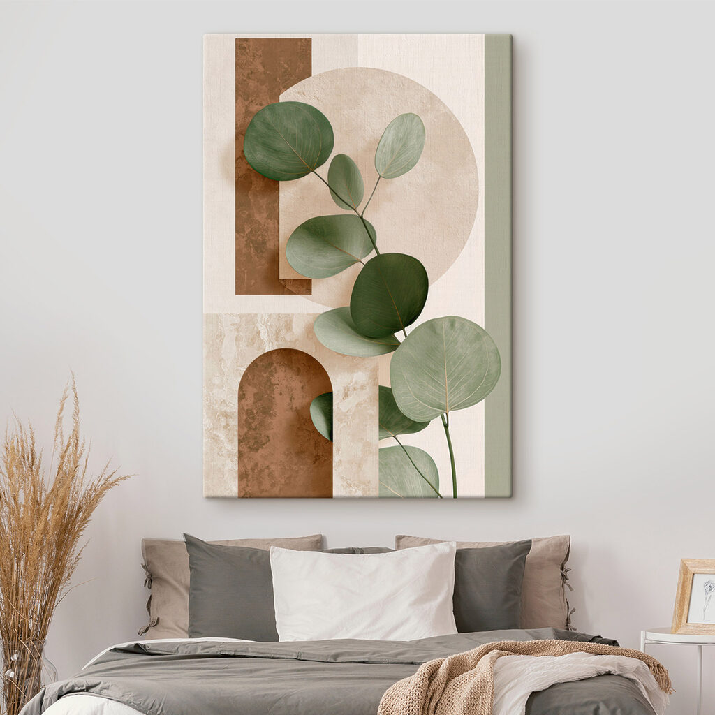 Groene bladeren aan een tak — interieur 2