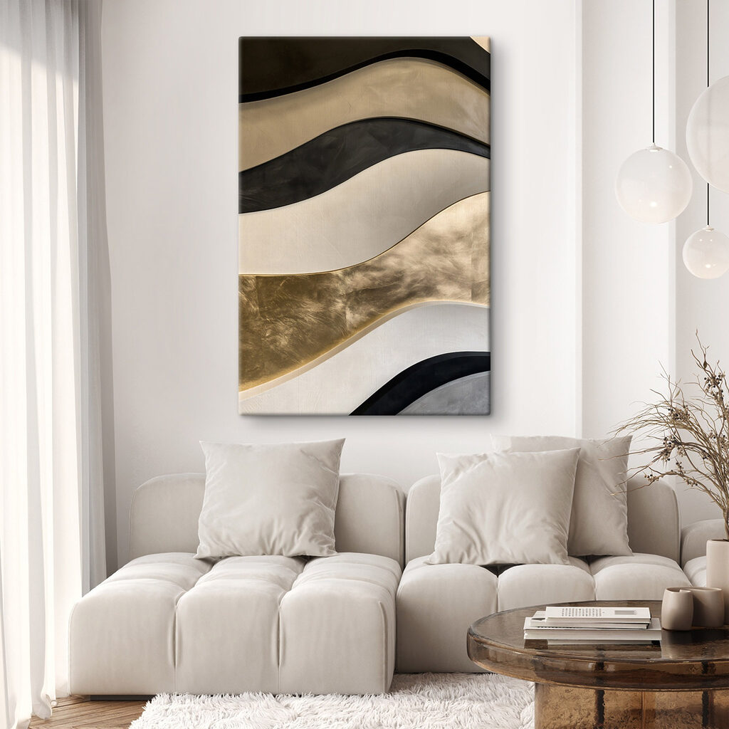 - Golvende patronen in neutrale tinten — interieur 1