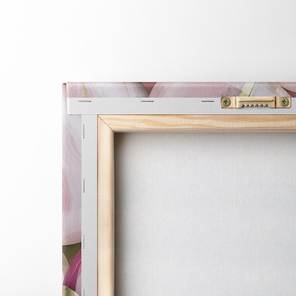 Groep roze en witte ovale stenen — achterkant
