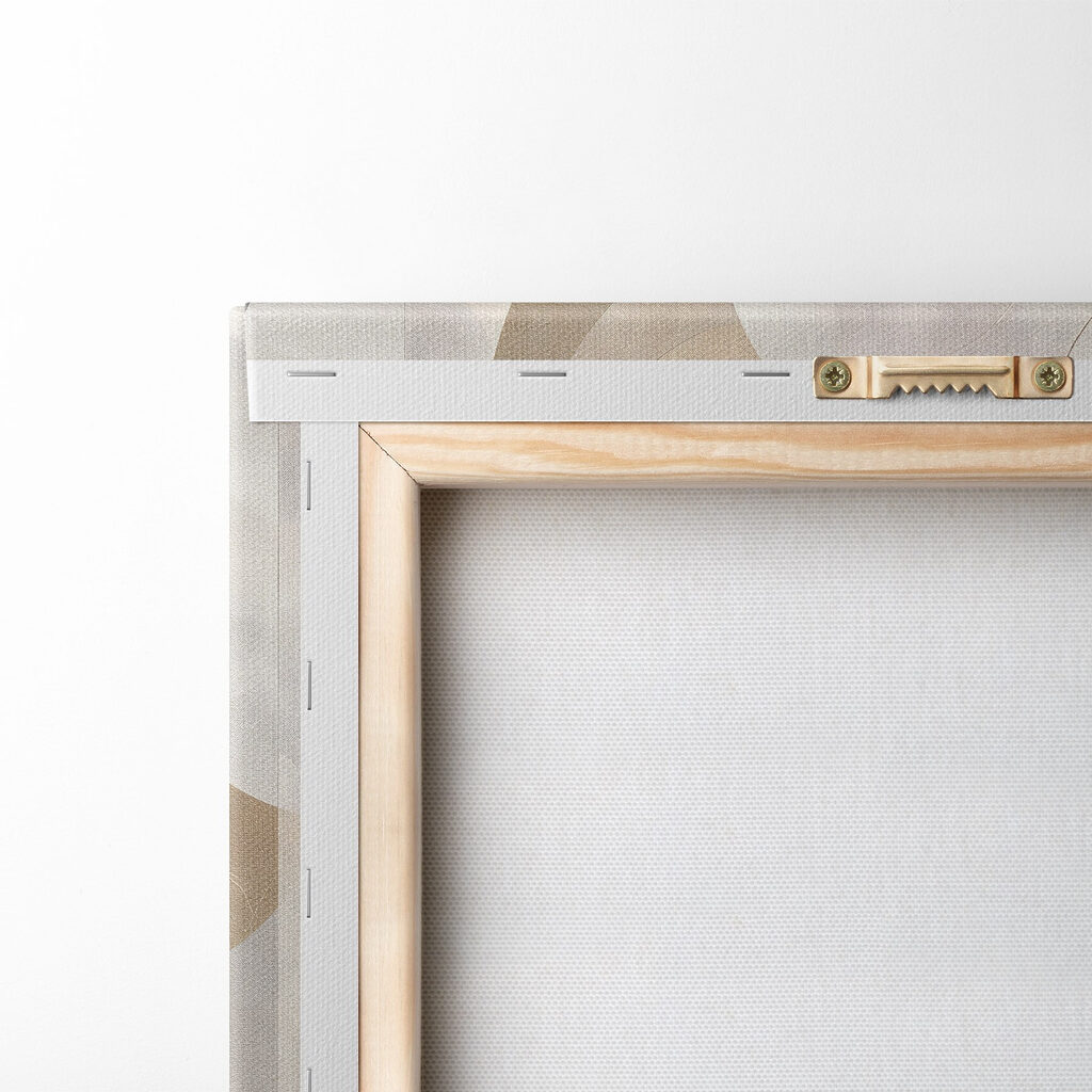 Abstracte vormen in zachte kleuren — achterkant