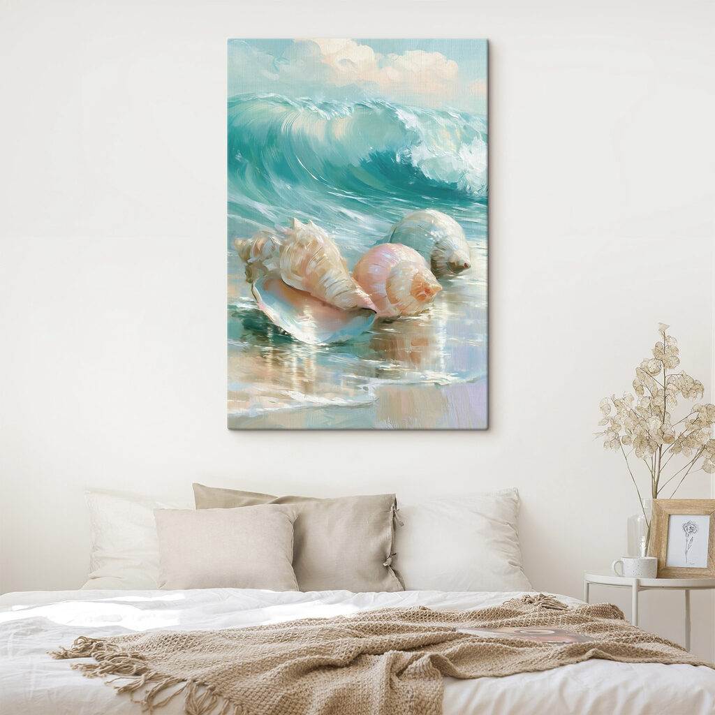 Een groep schelpen op het strand — interieur 2