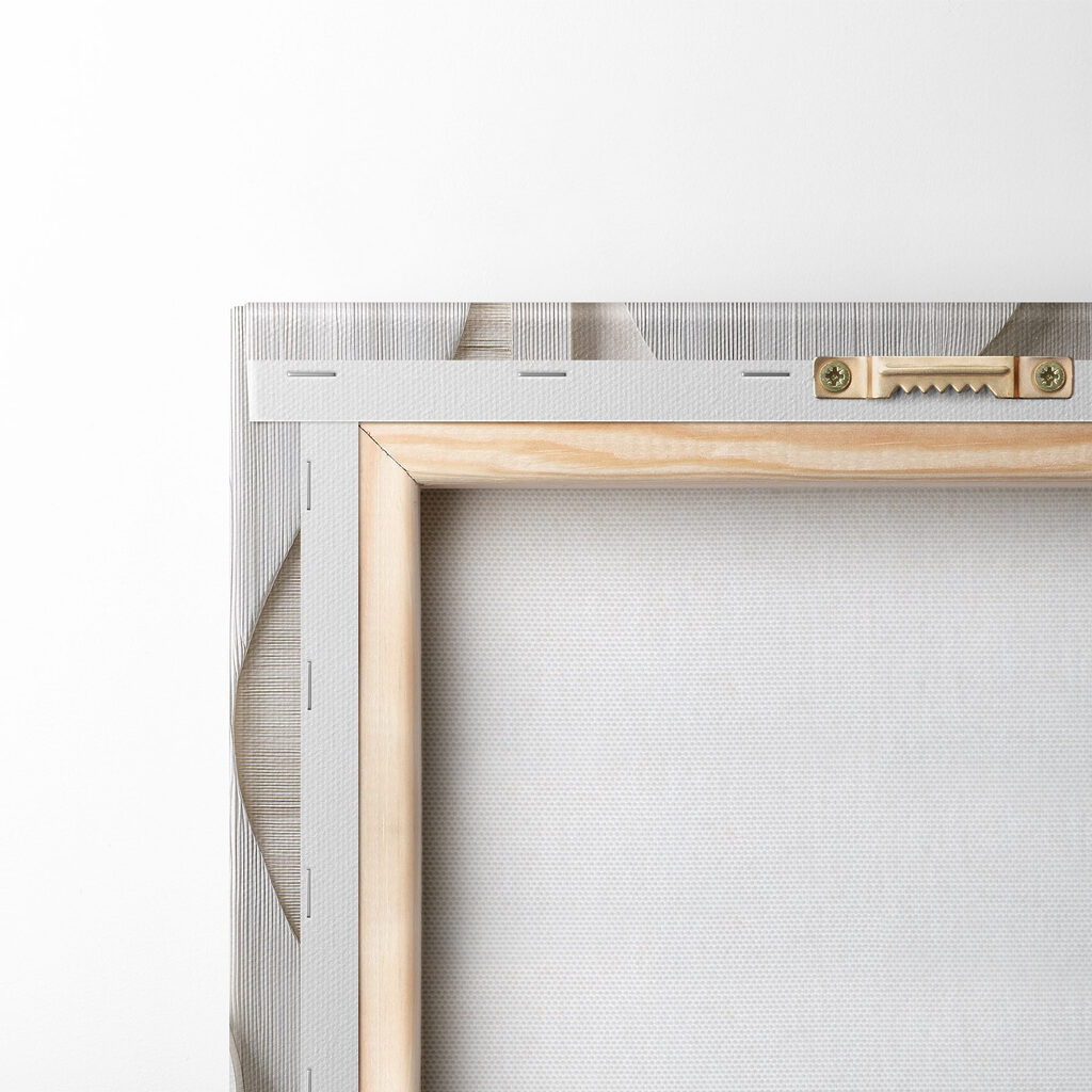 Abstracte vormen in neutrale tinten — achterkant