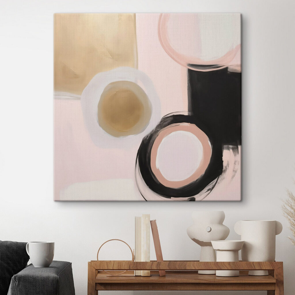 Cirkels en vierkanten schilderen — interieur 2