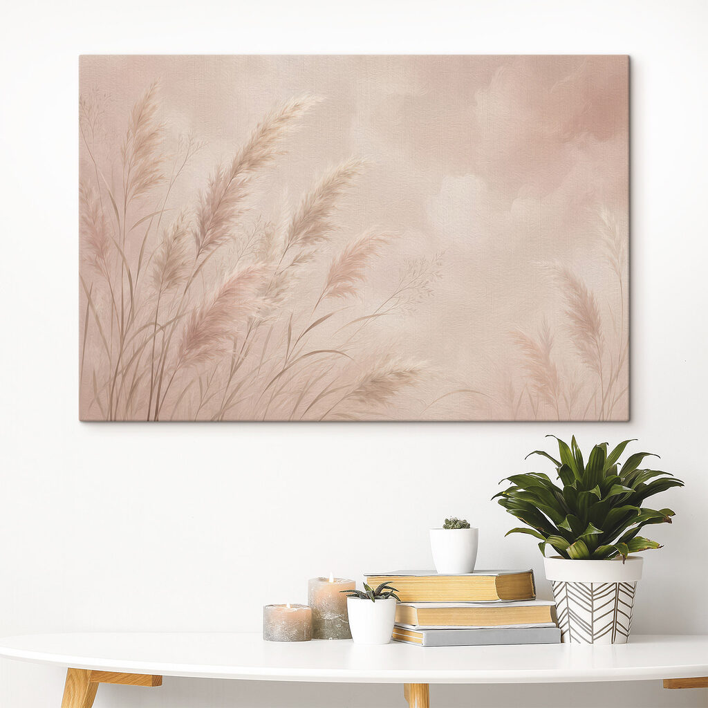 Zachte grassen in zachte tinten — interieur 1