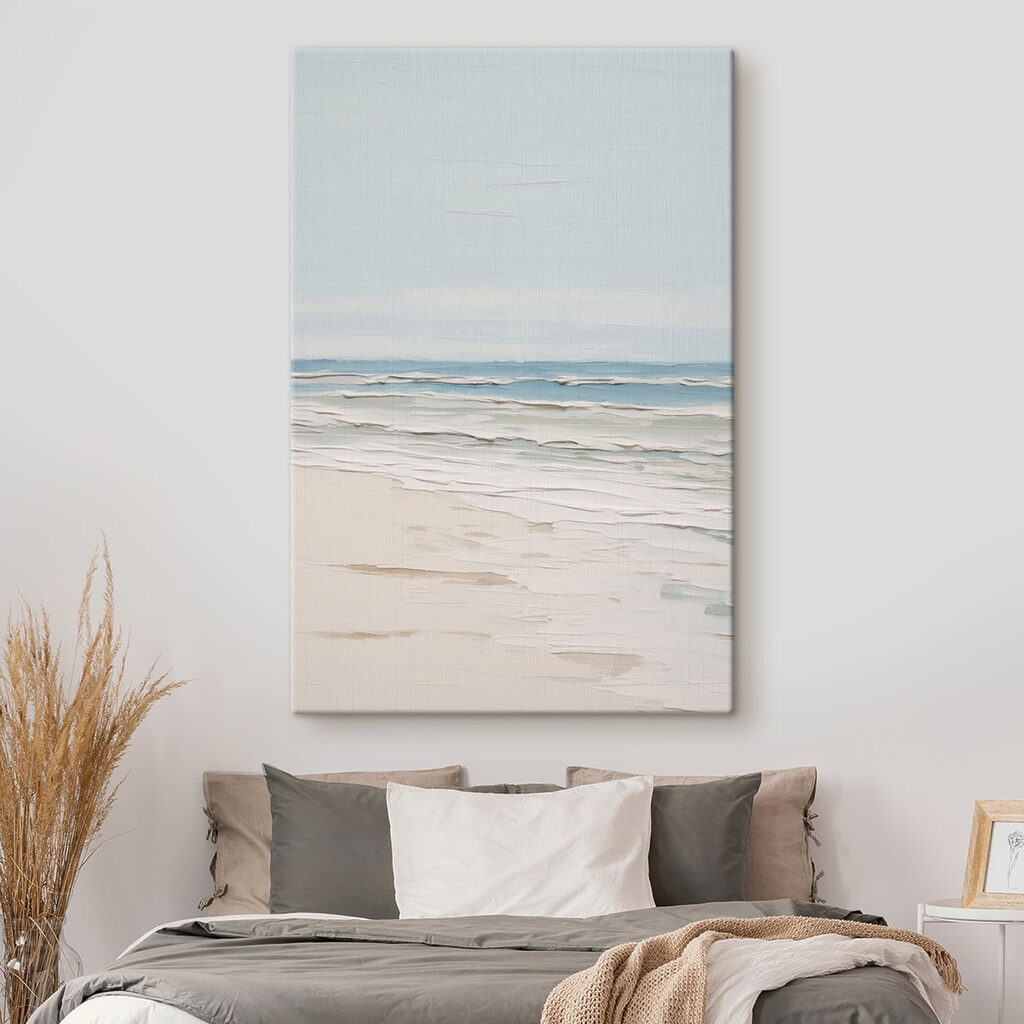 Bleke branding langs zand — interieur 2
