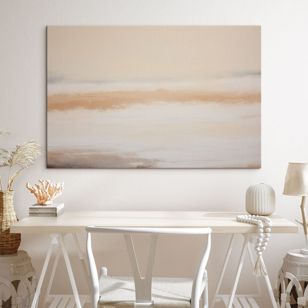 Zachte horizon in zandverf — interieur 2