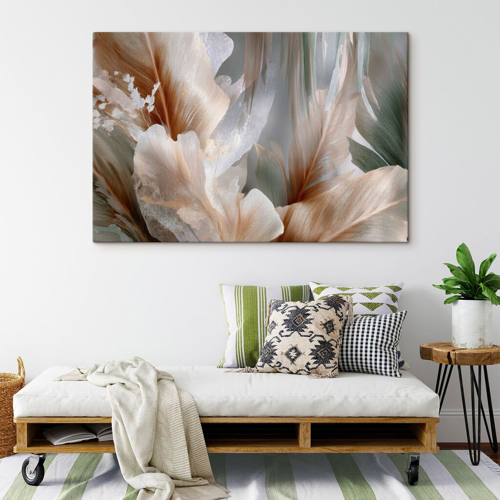 Bladsluiers in lichte pluimlagen — interieur 3