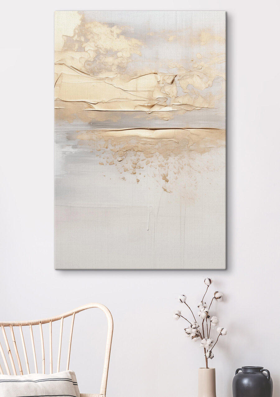 Zachte tinten versmelten tot een serene abstractie — interieur 2