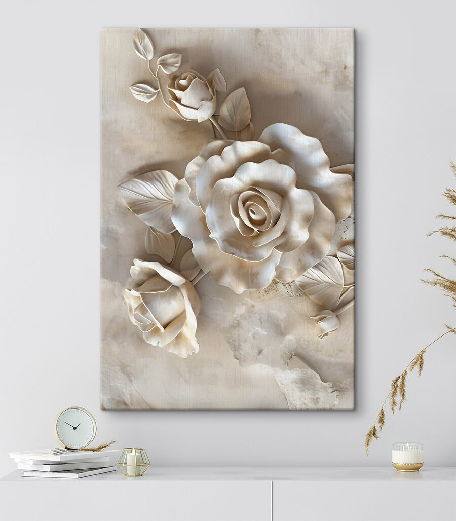 Elegante rozen in zachte tinten — interieur 1