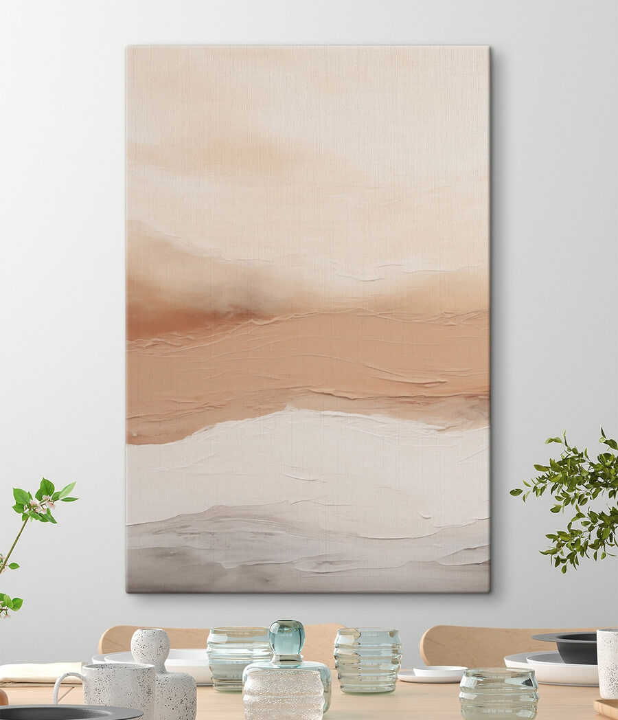 Wit en bruin zand — interieur 1