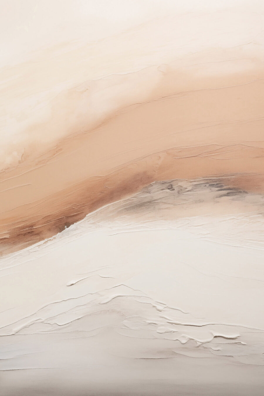 Rustig en rustgevend abstract landschap — volledig ontwerp