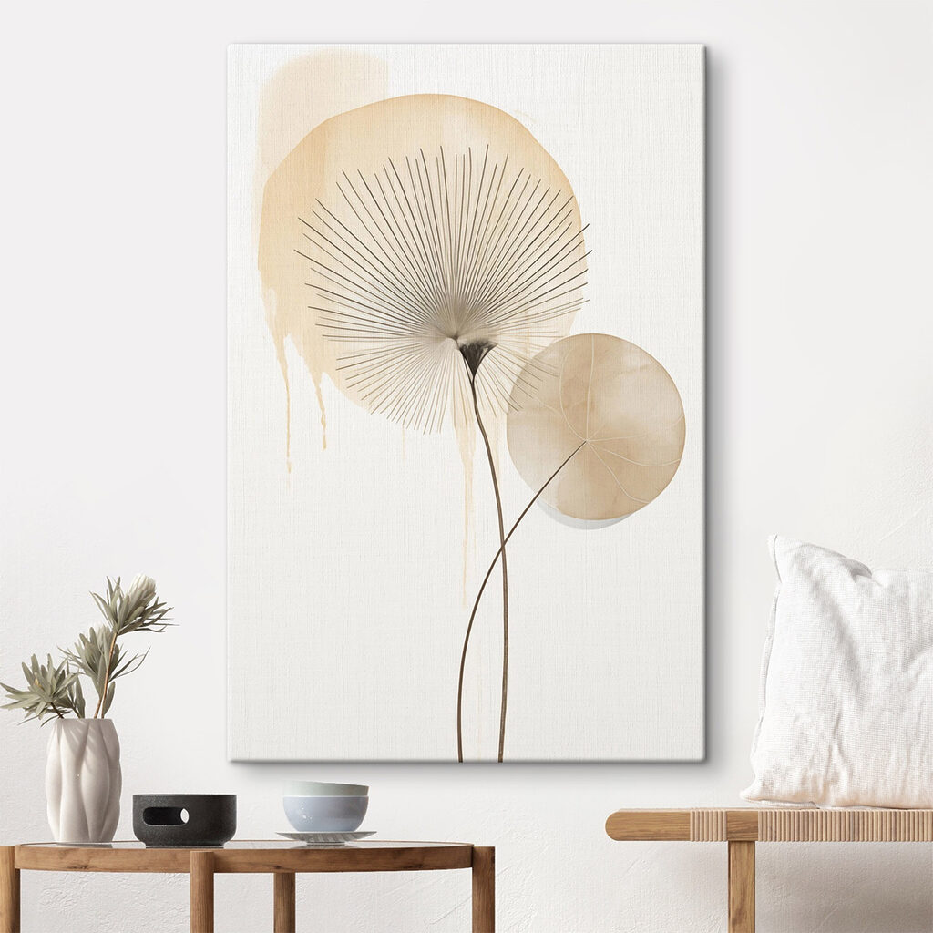 Verfijnde vormen in zachte kleuren — interieur 1