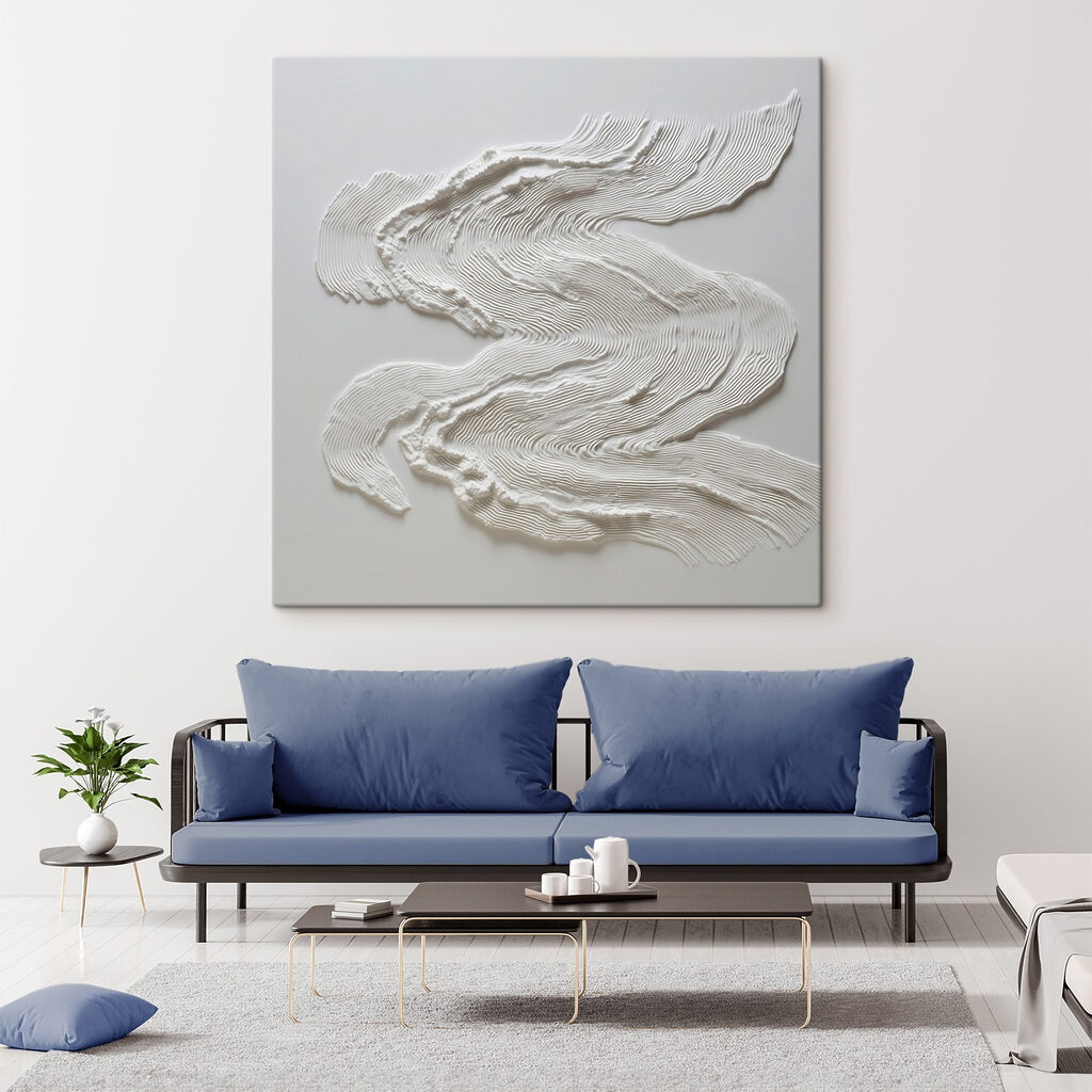 Schuimbanen op zachtgrijs — interieur 2