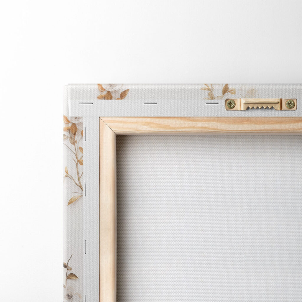 Bloesemboom met gouden stam — achterkant