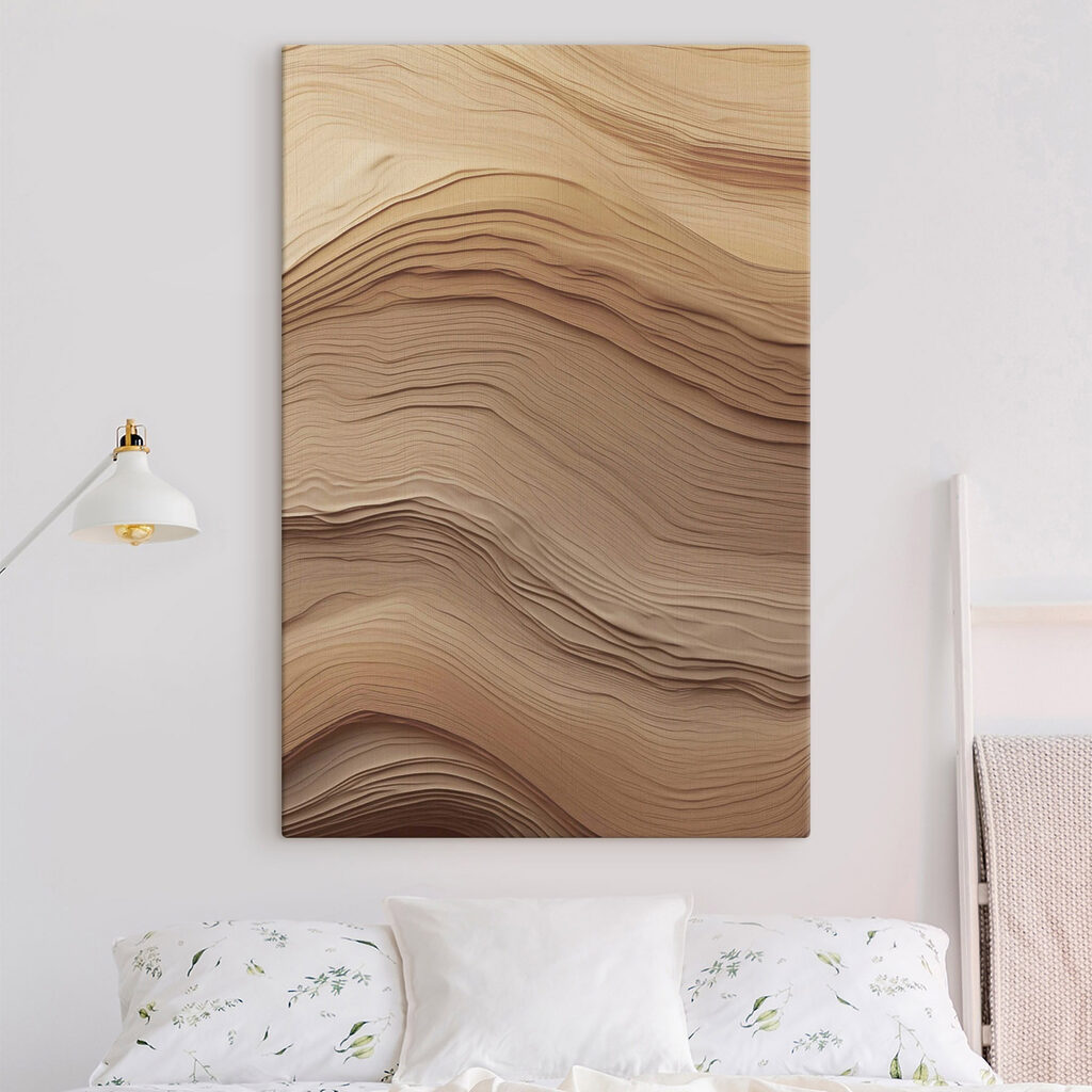 Zachte golven in aardetinten — interieur 1