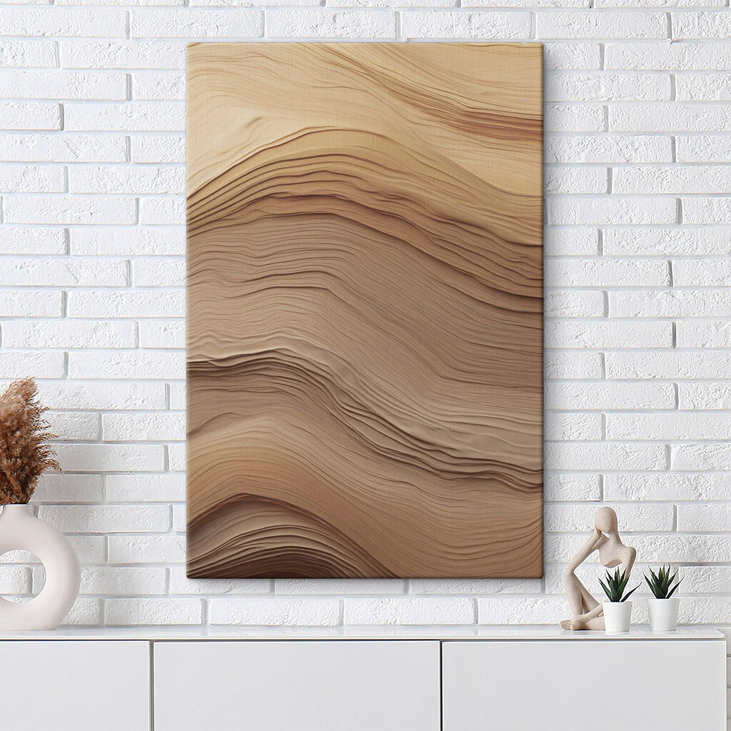 Zachte golven in aardetinten — interieur 2