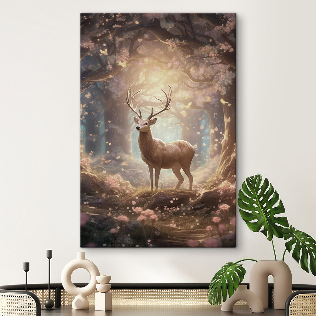 Herten in het bos — interieur 1