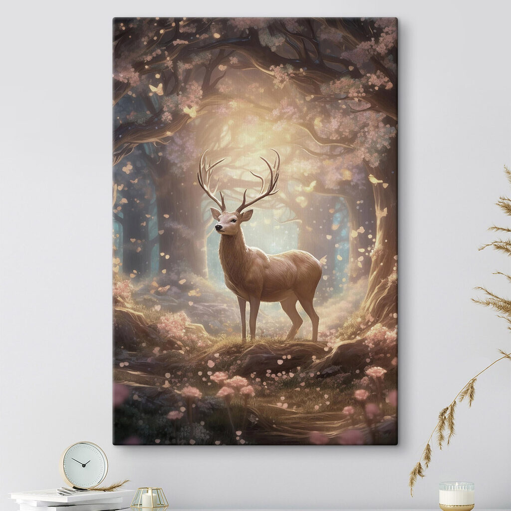 Herten in het bos — interieur 2