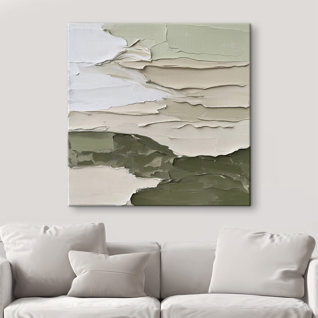 Rustgevend landschap in zachte tinten — interieur 2