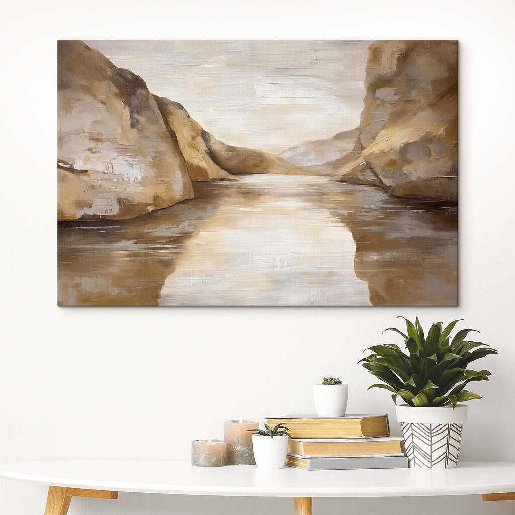 Rotskust in gouden nevel — interieur 2