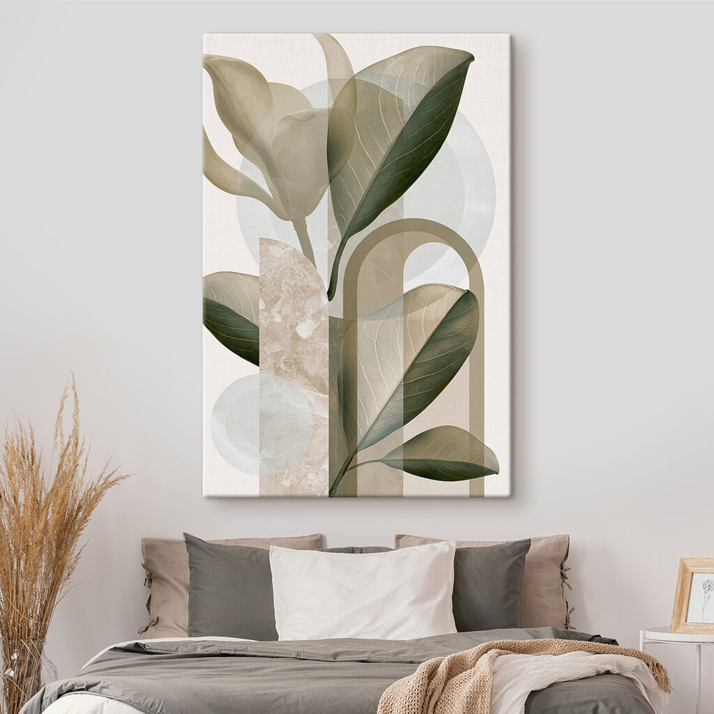 Groene bladeren tussen bogen — interieur 2