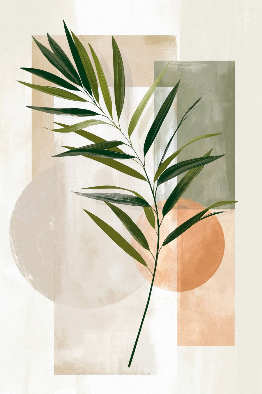 Palmblad voor zachte geometrie — volledig ontwerp