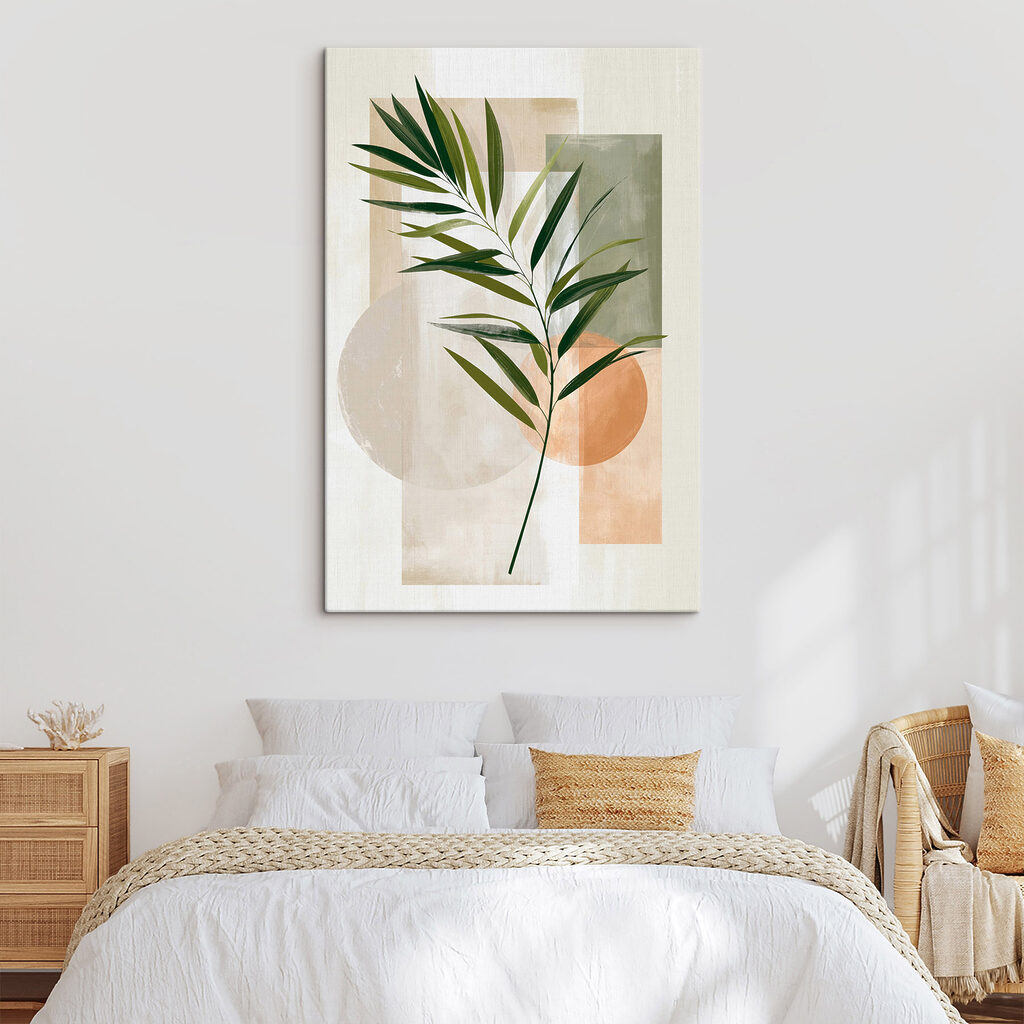 Palmblad voor zachte geometrie — interieur 1