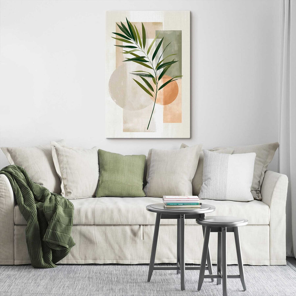 Palmblad voor zachte geometrie — interieur 3